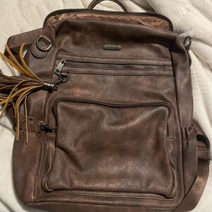 Elegant Brown Crossbody Bag